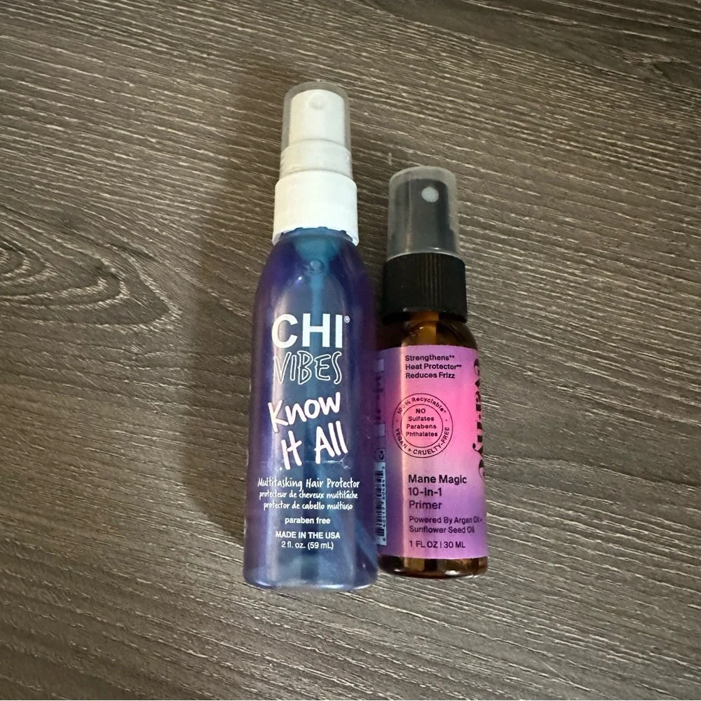 Eva NYC Mane Magic Primer Chi Vibes Know It All Hair Protetor Travel Set